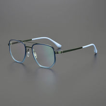 Load image into Gallery viewer, Gatenac Vintage Pure Titanium Eyeglasses Frame Men Pilot Glasses Frame Women 2025 New Ultra Light Luxury Brand Designer Eyewear