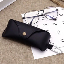 Load image into Gallery viewer, Portable With Metal Buckle Optical Glasses Case Eyewear Eyeglasses Pouch Sunglasses Box PU Leather Glasses Bag