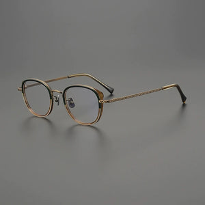 Gatenac Handmade Pure Titanium Glasses Frame Men Cat Eyes Eyeglasses Frame Women 2025 New Fashion Luxury Brand Designer Eyewear