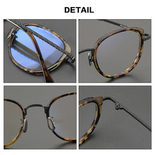 Carica l&#39;immagine nel visualizzatore di Gallery, Gatenac Handmade Pure Titanium Glasses Frame Men Cat Eyes Eyeglasses Frame Women 2025 New Fashion Luxury Brand Designer Eyewear