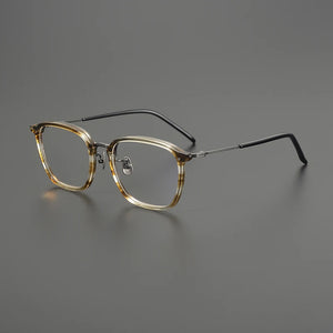 Gatenac Quality Pure Titanium Glasses Frame Men Square Ultra Light Eyeglasses Frame Women Fashion Luxury Brand Designer Eyewear