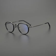 Load image into Gallery viewer, Gatenac Handmade Pure Titanium Eyeglasses Frame Men Vintage Designer Acetate Glasses Frame Women 2025 New Luxury Brand Eyewear