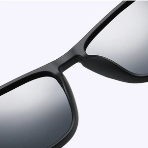 TR90 Temple Alloy Square Frame Comfortable Nose Pads Photochromic Gray Reading Glasses +0.75 To +4