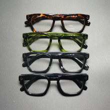 Load image into Gallery viewer, Vintage Acetate Glasses Frame Men Ultra Light Handmade Square Eyeglasses Frame Women Retro Japan Luxury Brand Designer Eyewear