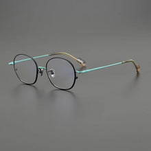 Load image into Gallery viewer, Vintage Pure Titanium Glasses Frame Men Retro Round Designer Handmade Eyeglasses Frame Women Luxury Brand Small Face Eyewear