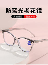 Load image into Gallery viewer, New Transparent Pink Presbyopia Computer Reading Glasses For Women Men Far Sighted Eyeglasses Diopters +1.0+1.5+2.0+2.5+3.0+3.5