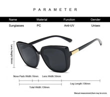 Load image into Gallery viewer, Cat Eye Retro Sunglasses Women Men Designer Vintage Sun Glasses Female Male Mirror Punk Outdoors Shades Oculos De Sol