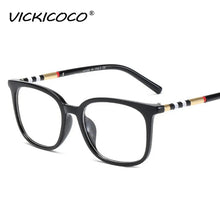 Load image into Gallery viewer, Sexy Square Cat Eye Anti Blue Light Stripe Optical Glasses Frames Men Women Luxury Brand Designer Fashion Computer Eyeglasses