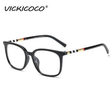 Load image into Gallery viewer, Sexy Square Cat Eye Anti Blue Light Stripe Optical Glasses Frames Men Women Luxury Brand Designer Fashion Computer Eyeglasses