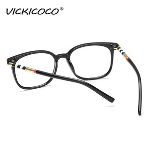 Sexy Square Cat Eye Anti Blue Light Stripe Optical Glasses Frames Men Women Luxury Brand Designer Fashion Computer Eyeglasses