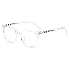 Load image into Gallery viewer, Sexy Square Cat Eye Anti Blue Light Stripe Optical Glasses Frames Men Women Luxury Brand Designer Fashion Computer Eyeglasses