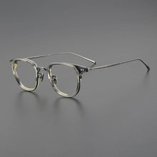 Load image into Gallery viewer, Vintage Pure Titanium Glasses Frame Men Ultra Light Square Prescription Myopia Eyeglasses Frame Women Luxury Brand Eyewear