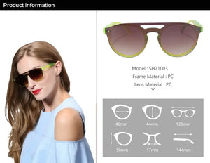 SHINU Sun glasses Women Luxury Designer Black Cat Eye oversized Sunglasses 2024 Female Polarized Sun Glasses oculos
