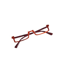 Load image into Gallery viewer, Makinami Mari Illustrious Cosplay Glasses Without Lens Metal frame half frame EVA Cosplay Prop
