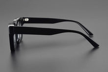 Load image into Gallery viewer, Matte Red Black Square Acetate Eyeglasses Frames High Quality Designer Japanese Style Men and Women  Glasses