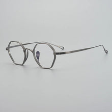 Load image into Gallery viewer, Vintage Pure Titanium Glasses Frame Men Retro Ultra Light Eyeglasses Frame Women Japan Luxury Brand Designer Small Face Eyewear