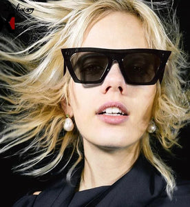 2024 New Personality Cat Eye Sun Europe and The United States Dazzling Sunglasses Trend Every Pair of  Glasses Women
