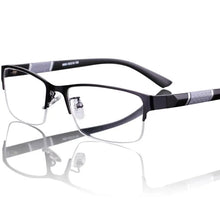 Load image into Gallery viewer, Men&#39;s Business Reading Glasses Retro Half Frame High Definition Presbyopia Eyeglasses Unisex Square Far-sighted Glasses