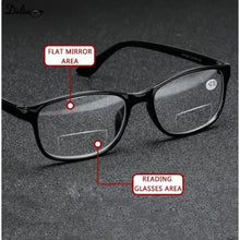 Load image into Gallery viewer, Men Women Bifocals Reading Glasses Bifocal Far Near Magnification Eyewear Presbyopic Glasses Ultralight Eyeglasses 2024 New