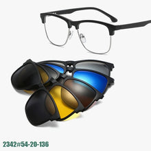 Load image into Gallery viewer, Metal Magnetic Suction Sleeve Mirror Business Polarized Men&#39;s Sunglasses Driving Fishing Optical Prescription Glasses men&#39;s 2342