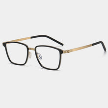 Load image into Gallery viewer, Vintage Titanium Alloy Glasses Frame Men Square Retro Prescription Myopia Eyeglasses Frame Male Luxury Brand Screwless Eyewear