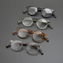 Load image into Gallery viewer, Handmade Acetate Glasses Frame Men Vintage 2024 New Ultra Light Eyeglasses Frame Women Japan Retro Luxury Brand Designer Eyewear