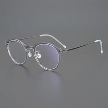 Carica l&#39;immagine nel visualizzatore di Gallery, Gatenac Ultra Light Titanium Glasses Frame Men Transparent Eyeglasses Frame Women Denmark Luxury Brand Eyewear