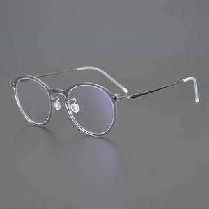 Gatenac Ultra Light Titanium Glasses Frame Men Transparent Eyeglasses Frame Women Denmark Luxury Brand Eyewear