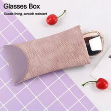 Load image into Gallery viewer, Shrapnel Eyewear Protector Serpentine PU Leather Reading Glasses Pouch Sunglasses Case Glasses Box Glasses Bag