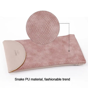 Shrapnel Eyewear Protector Serpentine PU Leather Reading Glasses Pouch Sunglasses Case Glasses Box Glasses Bag