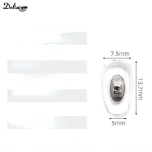Load image into Gallery viewer, Silicone Glasses Nose Pads Soft Non Slip Air Cushion for Holder Transparent Invisible Self Adhesive Sticker Eyewear Accessories