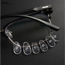 Load image into Gallery viewer, Silicone Glasses Nose Pads Soft Non Slip Air Cushion for Holder Transparent Invisible Self Adhesive Sticker Eyewear Accessories