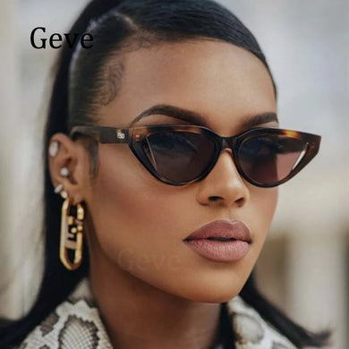 Small Cat Eye Sunglasses For Women 2022 Retro Sexy Brand Designer Classic Cat Eye Sun Glasses Female Oculos De Sol