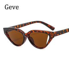 Carica l&#39;immagine nel visualizzatore di Gallery, Small Cat Eye Sunglasses For Women 2022 Retro Sexy Brand Designer Classic Cat Eye Sun Glasses Female Oculos De Sol