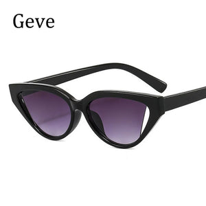 Small Cat Eye Sunglasses For Women 2022 Retro Sexy Brand Designer Classic Cat Eye Sun Glasses Female Oculos De Sol
