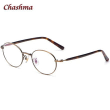 Load image into Gallery viewer, Small Circle Titanium Light Eyeglasses Men Glasses Oval Myopic Glasses Frame Optical Eyewear for High Prescription Lenses