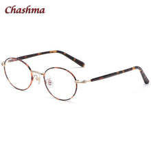 Load image into Gallery viewer, Small Circle Titanium Light Eyeglasses Men Glasses Oval Myopic Glasses Frame Optical Eyewear for High Prescription Lenses