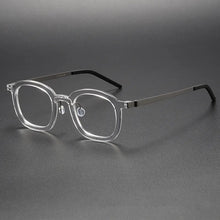 Load image into Gallery viewer, Small Face Square Titanium Glasses for Men Stylish Prescription Eyewear Men's Optical Lens Light Acetate Reading Spectacles 1050