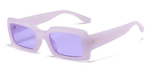 Load image into Gallery viewer, Small Purple Square Women's Sunglasses Vintage Style Brand Designer Rectangular Sunglasses Ladies 2023 Trend Eyeglasses