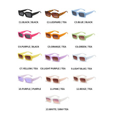 Load image into Gallery viewer, Small Purple Square Women's Sunglasses Vintage Style Brand Designer Rectangular Sunglasses Ladies 2023 Trend Eyeglasses