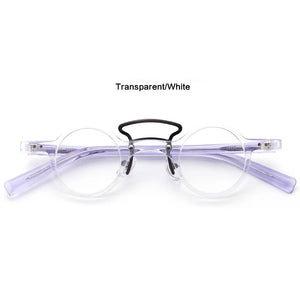 Small Size Round Acetate Optical Eyeglasses Men Myopia Prescription Glasses Women Japan Handmade Designer Glasses Frame Eyewear