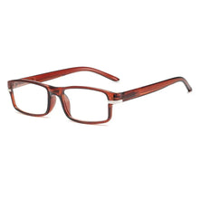 Carica l&#39;immagine nel visualizzatore di Gallery, Small Square Frame Ultralight Reading Glasses Anti-Blue Light Sports Presbyopia Eyeglasses Men Women Optical Eyewear +100~+400