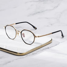 Load image into Gallery viewer, Small Titanium Round Eyeglasses Frames for Men Women Optical Prescription Eye Glasses Frame Vintage Eye Wear Designer Small Face