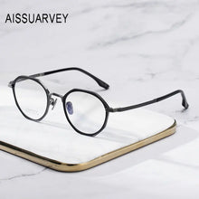 Load image into Gallery viewer, Small Titanium Round Eyeglasses Frames for Men Women Optical Prescription Eye Glasses Frame Vintage Eye Wear Designer Small Face
