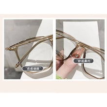 Load image into Gallery viewer, Small red book glasses TR90 large frame frame