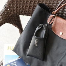 Load image into Gallery viewer, Soft PU Leather Drawstring Glasses Bags Men And Women Sunglasses Protector Pouch Reading Glasses Organizer Eyewear Storage Bag