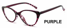 Load image into Gallery viewer, Spectacle frame Black Cat Eye Glasses Frame Women brand Clear Lens Eyewear frames Ladies Myopia Nerd Red eyeglasses frame