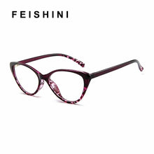 Load image into Gallery viewer, Spectacle frame Black Cat Eye Glasses Frame Women brand Clear Lens Eyewear frames Ladies Myopia Nerd Red eyeglasses frame