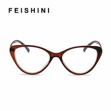 Load image into Gallery viewer, Spectacle frame Black Cat Eye Glasses Frame Women brand Clear Lens Eyewear frames Ladies Myopia Nerd Red eyeglasses frame