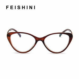 Spectacle frame Black Cat Eye Glasses Frame Women brand Clear Lens Eyewear frames Ladies Myopia Nerd Red eyeglasses frame
